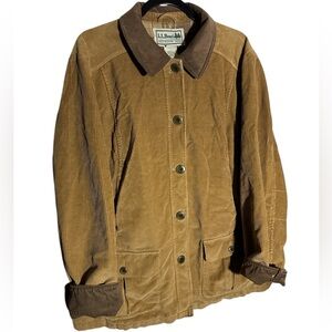 L.L. Bean Barn Jacket corduroy Size XL PET